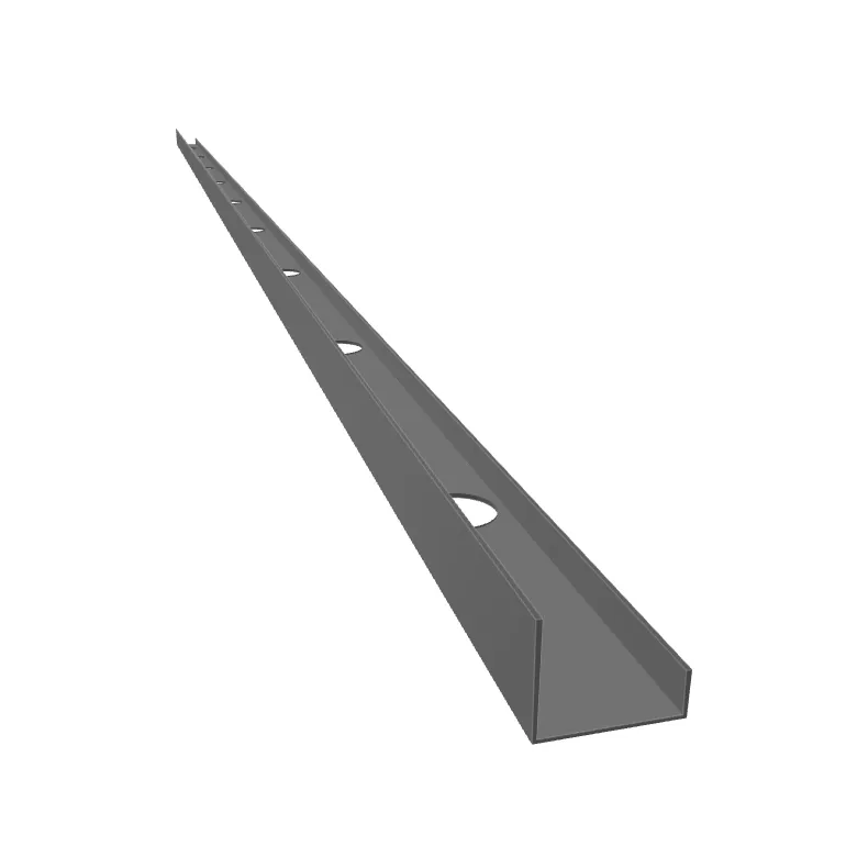Two Piece J-Track [Bottom Piece] - 82"