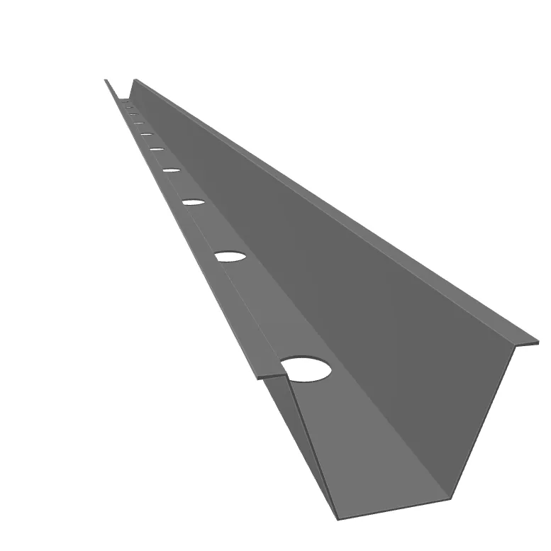 Hat-Track 2 1/2" - 81" (Aluminum .019, 30 Degree White)