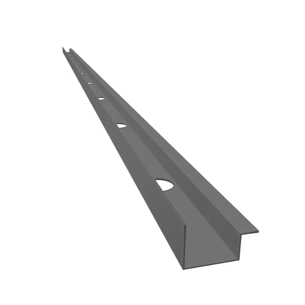 J-Track [5"-9"] (===ALUMINIUM===, Aluminum, 22ga)