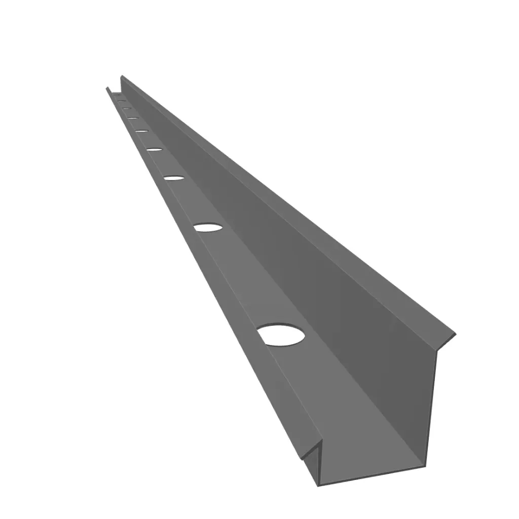 Angled Hat Track 3/4" [9/12] - Type A (===ALUMINIUM===, 22ga)