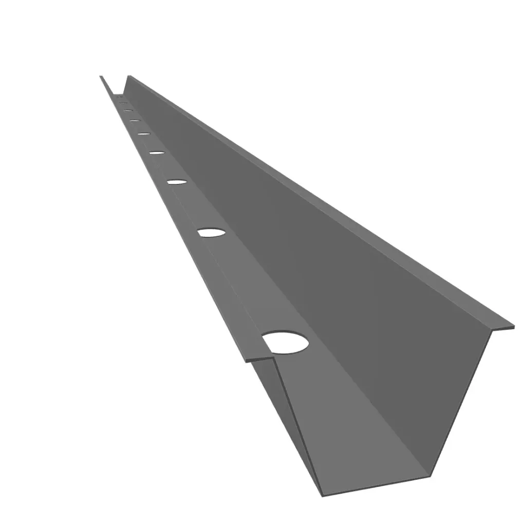 Hat-Track 2-1/2" [5"-9"] (===ALUMINIUM===, 22ga)